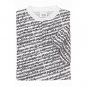 Sheet Music Design T-Shirt - White, Short Sleeve, Medium Size
