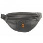 Violin Design Embroidered Leather Fanny Pack