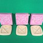 3 Avon Candy Cane Christmas Holiday Guest Travel Mini Soap Lot Vanilla Cream