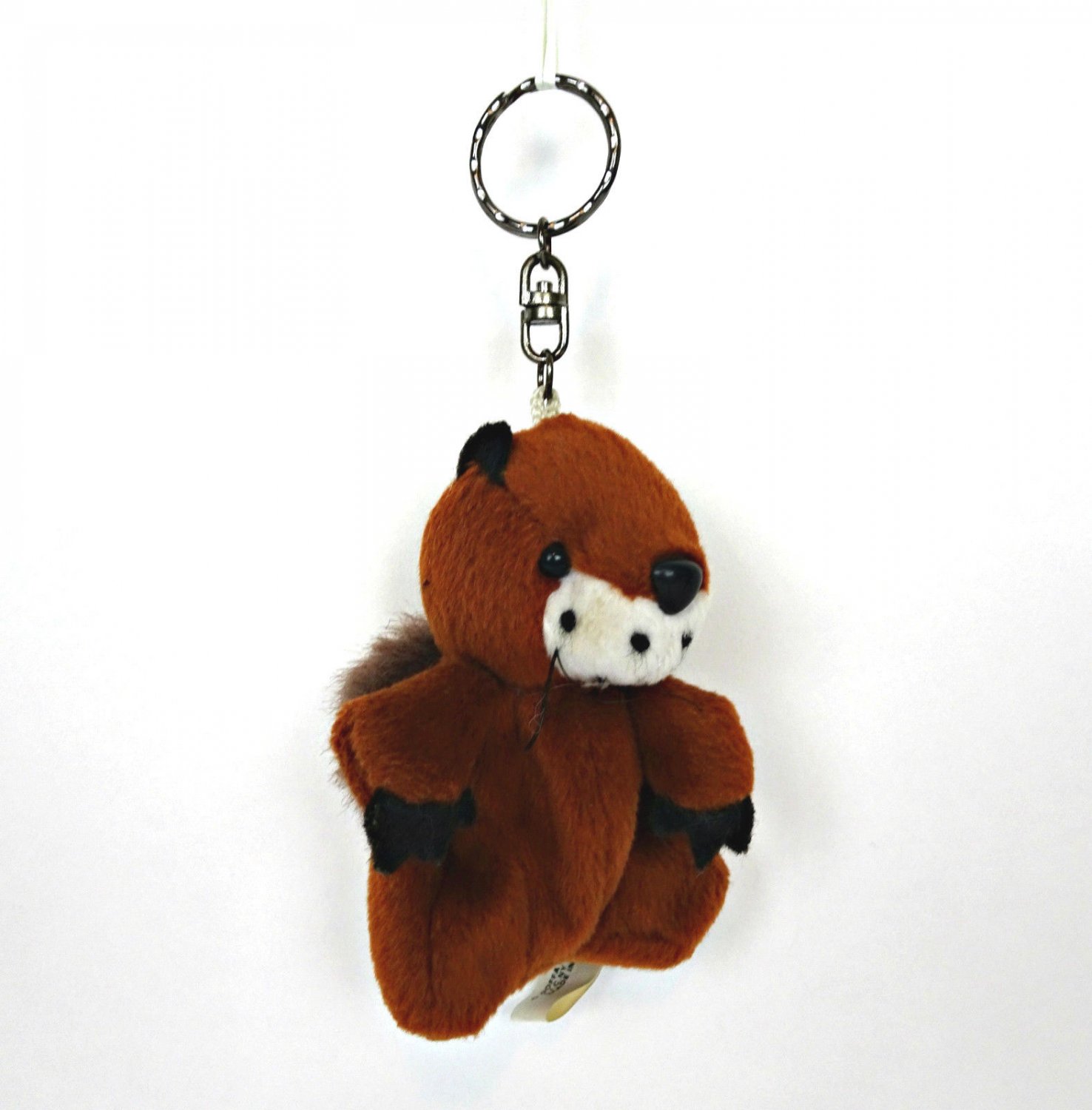 Plush Groundhog Keychain Keychain Key Rodent Beaver Squirrel Mascot 4