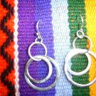 Silver Hooped Earrings