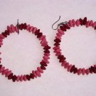 Free Shipping! Handcrafted Polymer clay Beads Circle Earrings