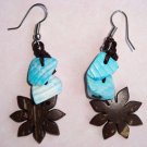 Free Shipping! Handcrafted shell-coconut shell Bead Earrings