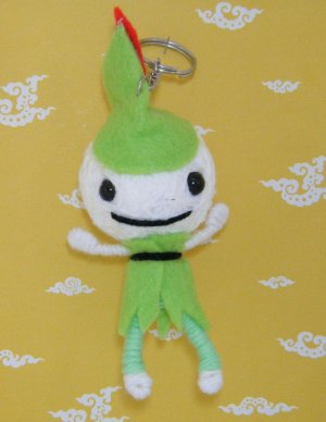 Big Head Voodoo Doll Keyring Keychain Bag Accessories B03