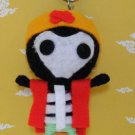 Big Head Voodoo Doll Keyring Keychain Bag Accessories B11