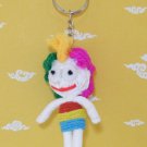 Bendable Voodoo Doll Key chain Bag Accessories L05