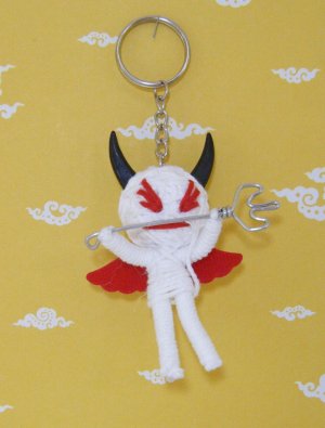 Bendable Voodoo Doll Key chain Bag Accessories L06
