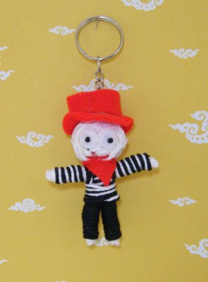 Bendable Voodoo Doll Key chain Bag Accessories L12