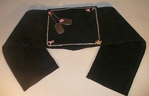 PROUD TO BE AMERICAN GENUINE SUEDE WWE/RAW STYLE WRESTLING BELT