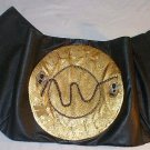 WORLD CHAMPION GENUINE LEATHER WWE/RAW STYLE WRESTLING BELT