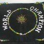 VINTAGE GREEN RHINESTONE GENUINE LEATHER WWE/RAW STYLE WRESTLING BELT