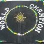 VINTAGE GREEN RHINESTONE GENUINE LEATHER WWE/RAW STYLE WRESTLING BELT