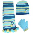 Knitted Hat & Scarf & Glove Set