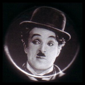 1" Inch Charlie Chaplin Hollywood Button Badge Pin - 0099