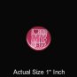I Love My BFF on Red Background, 1 Inch BFF Button Badge Pinback - 2136