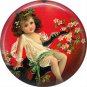 Vintage Valentine's Day Graphics 1 Inch Pinback Button Badge - 2087