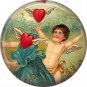 Vintage Valentine's Day Graphics 1 Inch Pinback Button Badge - 2091
