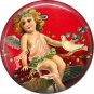 Vintage Valentine's Day Graphics 1 Inch Pinback Button Badge - 2092