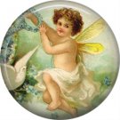 Vintage Valentine's Day Graphics 1 Inch Pinback Button Badge - 2093