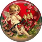 Vintage Valentine's Day Graphics 1 Inch Pinback Button Badge - 2097