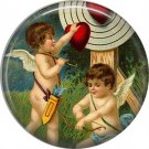 Vintage Valentine's Day Graphics 1 Inch Pinback Button Badge - 2103