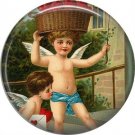 Vintage Valentine's Day Graphics 1 Inch Pinback Button Badge - 2104