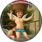 Vintage Valentine's Day Graphics 1 Inch Pinback Button Badge - 2104