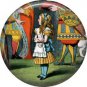 Off With Her Head, Classic Alice in Wonderland 1 Inch Button Badge Pin - 0050