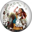 Nothing but a Pack of Cards, Classic Alice in Wonderland Button Badge Pin - 0047