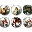 Alice in Wonderland 12 1 Inch Scrapbooking Flair Medallions - Set 1