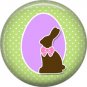 Bunny Love, Easter 1 Inch Button Badge Pin Pinback Button - 2041