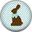 Bunny Love, Easter 1 Inch Button Badge Pin Pinback Button - 2042