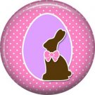 Bunny Love, Easter 1 Inch Button Badge Pin Pinback Button - 2045