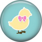 Bunny Love, Easter 1 Inch Button Badge Pin Pinback Button - 2046