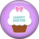 Bunny Love, Easter 1 Inch Button Badge Pin Pinback Button - 2049