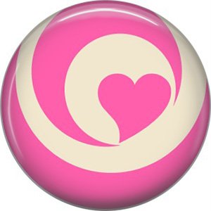 Wild Love Valentine's Day 1 Inch Pinback Button Badge Pin - 2116