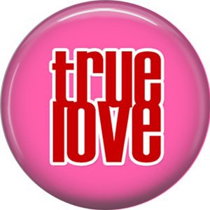 Wild Love Valentine's Day 1 Inch Pinback Button Badge Pin - 2125