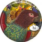 Hi, Talking Birds 1 Inch Pinback Button Badge Pin - 4012