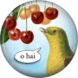 Talking Birds 1 Inch Pinback Button Badge Pin - 4018