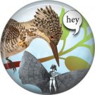 Talking Birds 1 Inch Pinback Button Badge Pin - 4024