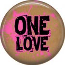 Wild Love Valentine's Day 1 Inch Pinback Button Badge Pin - 2133