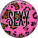 Wild Love Pink Sexy Valentine's Day 1 Inch Pinback Button Badge Pin - 2145