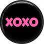 Wild Love Pink XOXO Valentine's Day 1 Inch Pinback Button Badge Pin - 2148