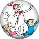 The Cat in the Hat Troublemaker, Dr. Seuss 1 Inch Pinback Button Badge - 6039