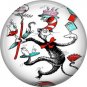 The Cat in the Hat Juggling, Dr. Seuss 1 Inch Pinback Button Badge - 6037