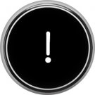1 Inch Alphabet Exclamation Mark Button Badge Pin Resembling Vintage Typewriter Keys