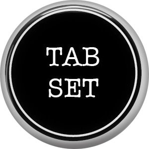 1 Inch Alphabet Tab Set Button Badge Pin Resembling Vintage Typewriter Keys