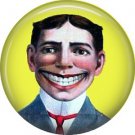Funny Face Steeplechase Logo Coney Island New York NY 1 Inch Americana Button Badge Pin - 0426