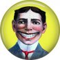 Funny Face Steeplechase Logo Coney Island New York NY 1 Inch Americana Button Badge Pin - 0426