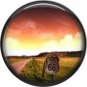 Route 66 Sunset 1 Inch Americana Button Badge Pinback - 0418